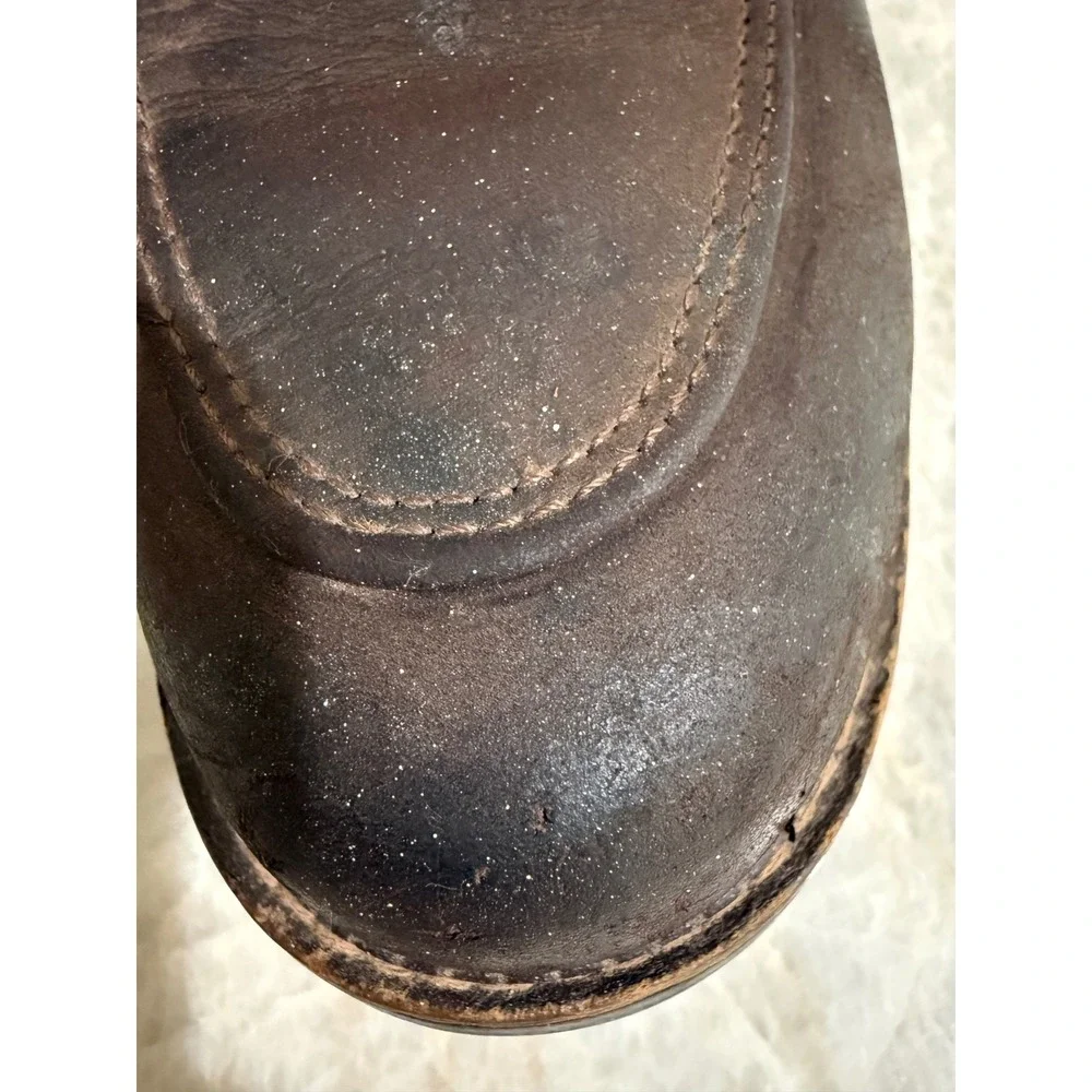 Vintage H.S. Trask Bison Leather Gore-Tex Moc Toe Chukka Boots USA Men's 8.5/9